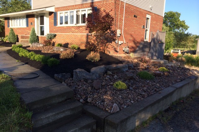 Landscape Project Portfolio for Mike Sinatra Landscaping and Snow Plowing